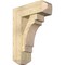 Ekena Millwork Merced Craftsman Rough Sawn Bracket w/ Offset Brace, Douglas Fir, 8"W x 22"D x 30"H BKT0806X22X30MRC04RDF - alternate 1